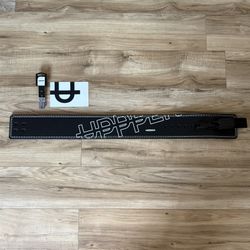 Upper Lever Belt Black And White Small Weightlifting Belt Working Out Gym Belt