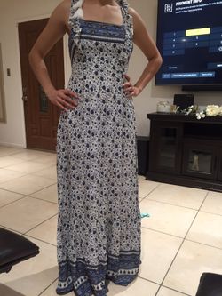Blue Floral dress