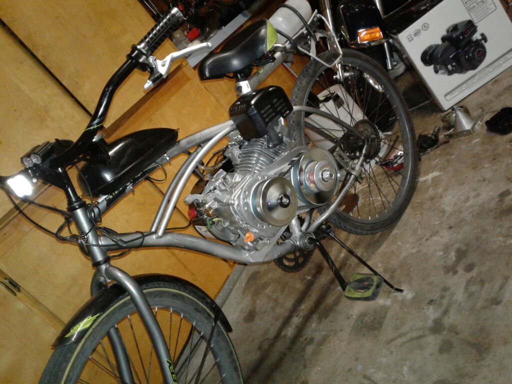 212cc motorized bicycle top speed