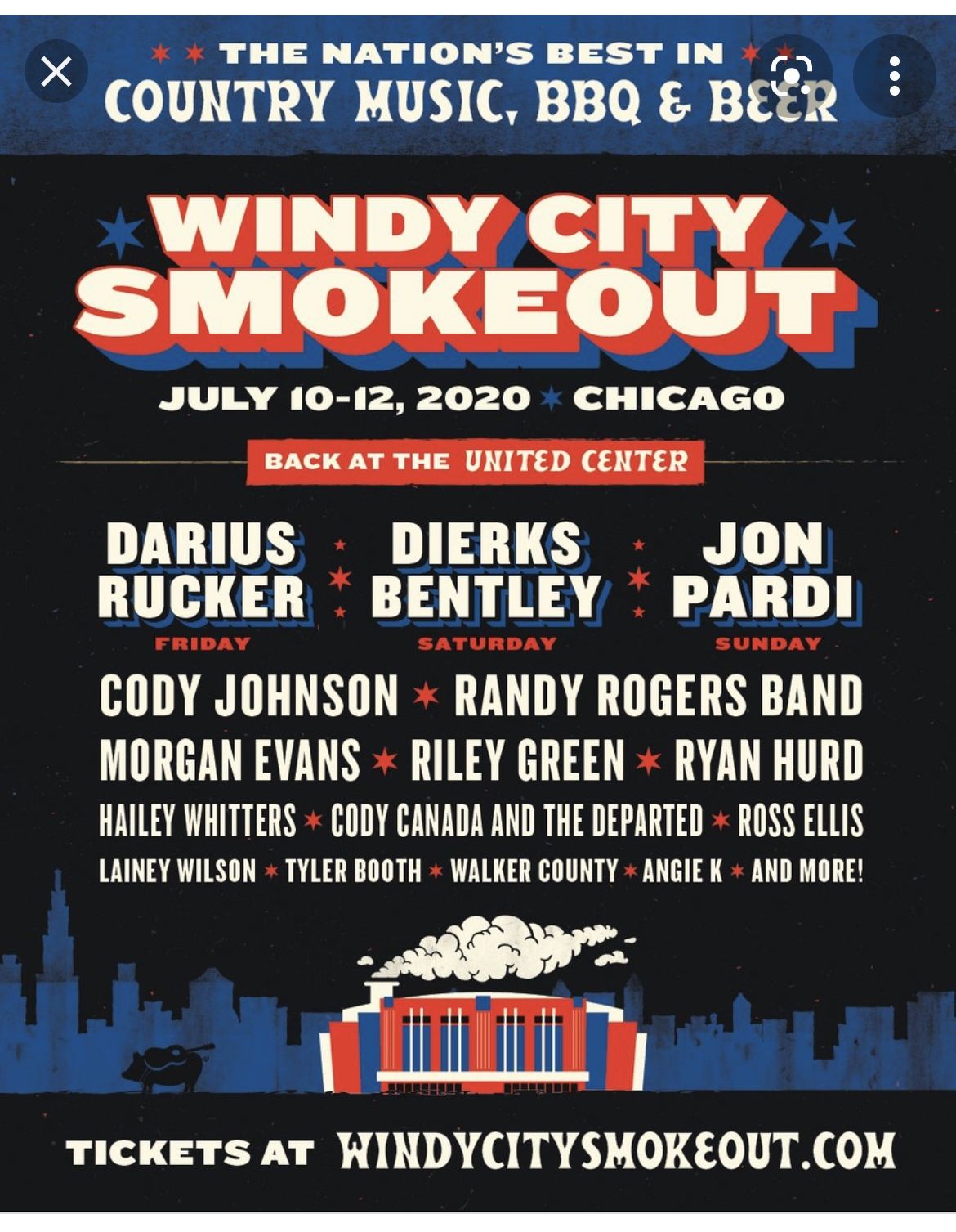 1 Ticket To Country Music Fest