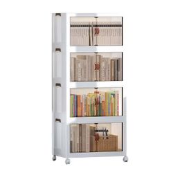 Clearance Deal Folding Children Snack Storage Cabinet Space Saving Organizer Multifunctional Plastic Living Room Baby Wardrobe