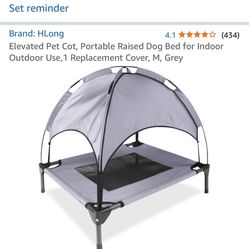 dog bed with canopy tent