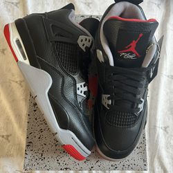 Nike Air Jordan 4 Bred Reimagined GS Size 7Y/8.5W (FQ8213-006) Brand New IN HAND