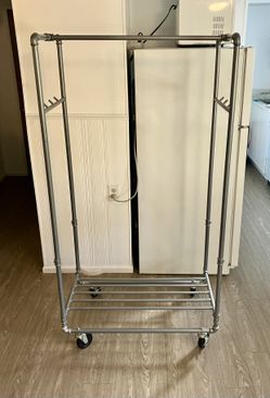 Rolling Wardrobe/Clothing Rack
