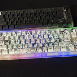 Mechanical keyboard Akko ACR Pro68 + Agile Co Moon Linear Switches lubed stabilizers with XHT-BDZ