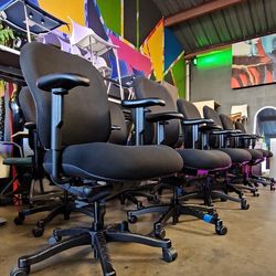 Qty. 50 Knoll RPM High Back Ergonomic Black Office Chairs **Ergo Adjustable** Memory Foam **Each**