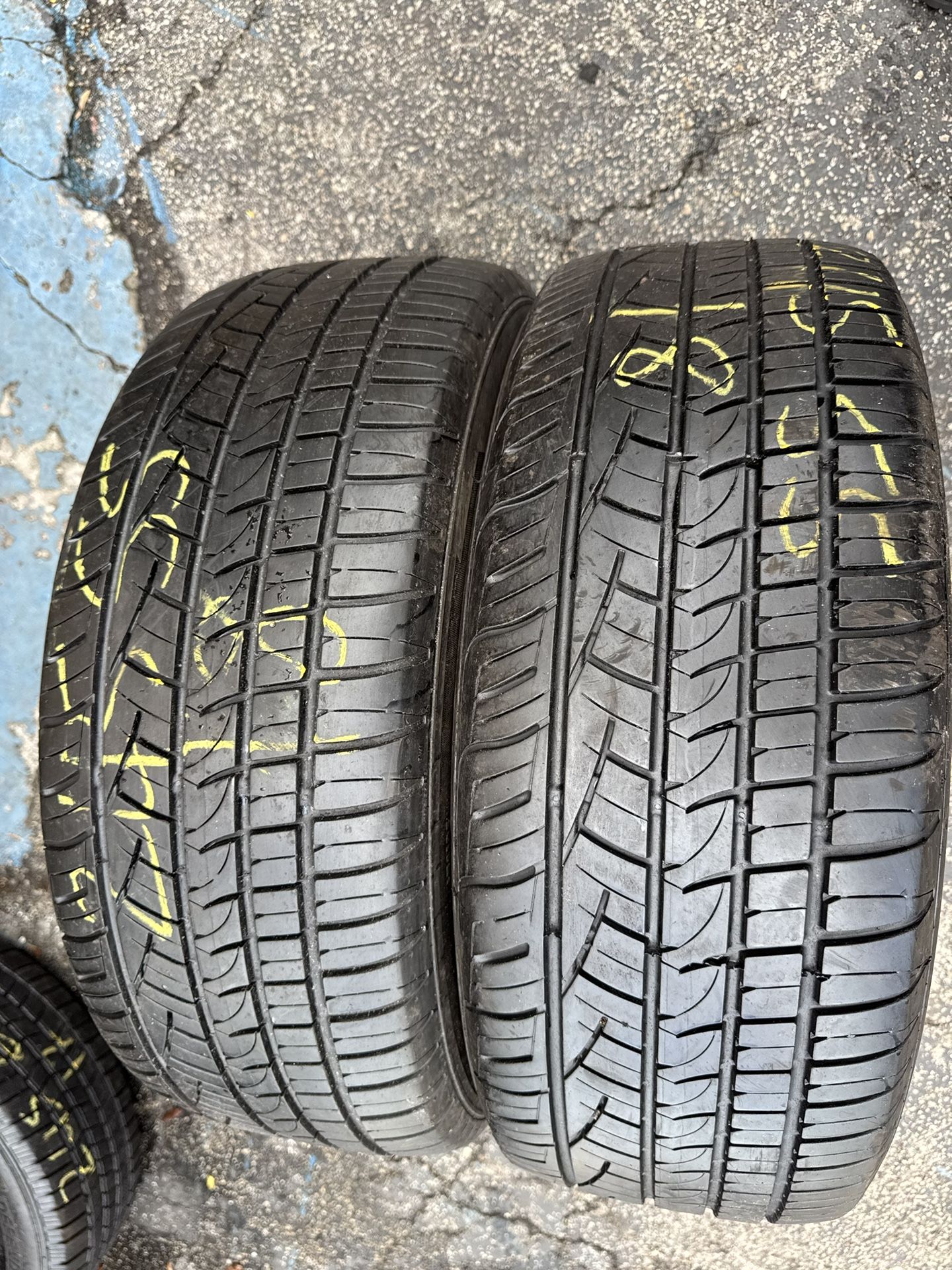 Set of 2 Nice Tires 245/55/18 ( We Install & Balance)