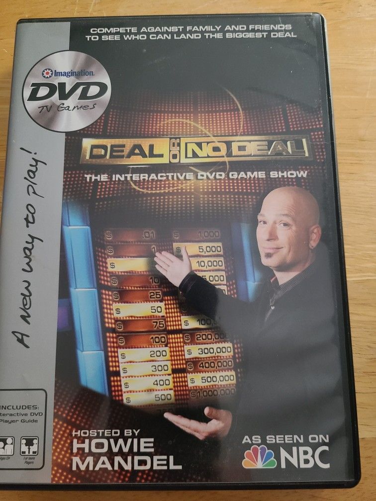 DVD TV INTERACTIVE GAME SHOW:
DEAL OR NO DEAL