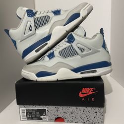 Military Blue Jordan 4s