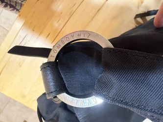 Vintage Tomboy Wiz Adjustable Nylon Shoulder/Crossbody Bag- Black
