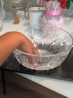One gorgeous crystal bowl for only $15