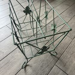 MCM Green Metal Magazine Rack