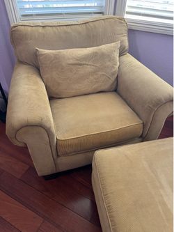 Sofa chair and ottoman