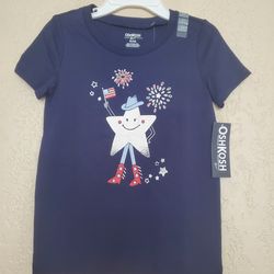 NWT. OSHKOSH B'GOSH Boys 4th of July T-shirt