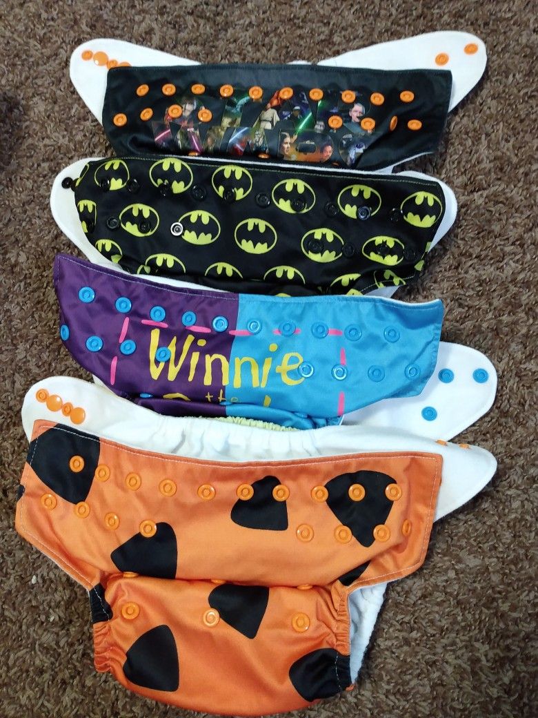 Cloth Pocket Diapers And Inserts 