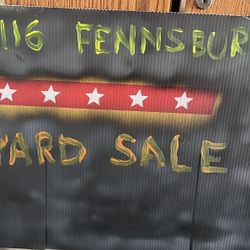 Yard sale Saturday Dec 6th 8:00-1:00