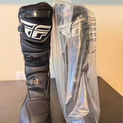FLY Maverik Black Motocross Boots size 9