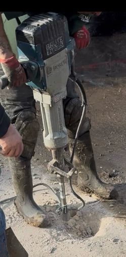 Jack hammer used