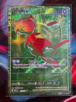 Mew Holo Pokémon Trading Card 30C