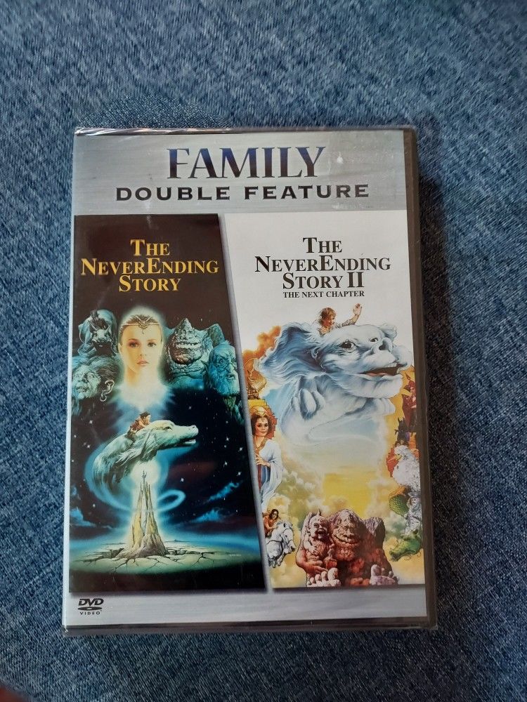 New  DVD Family Double Feature The Never Ending Story & The Never Ending Story ll The Next Chapter 