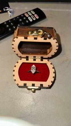 5ct marquis engagement ring set