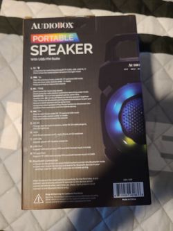 Audio box portable speaker