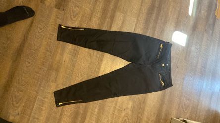 Jennifer Lopez Womens Skinny Ankle Jeans Zipper Pockets Black Denim Size 6
