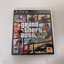 PS3 GTA FIVE (case only) $1