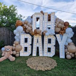 “OH BABY” Marque Letters Decorations