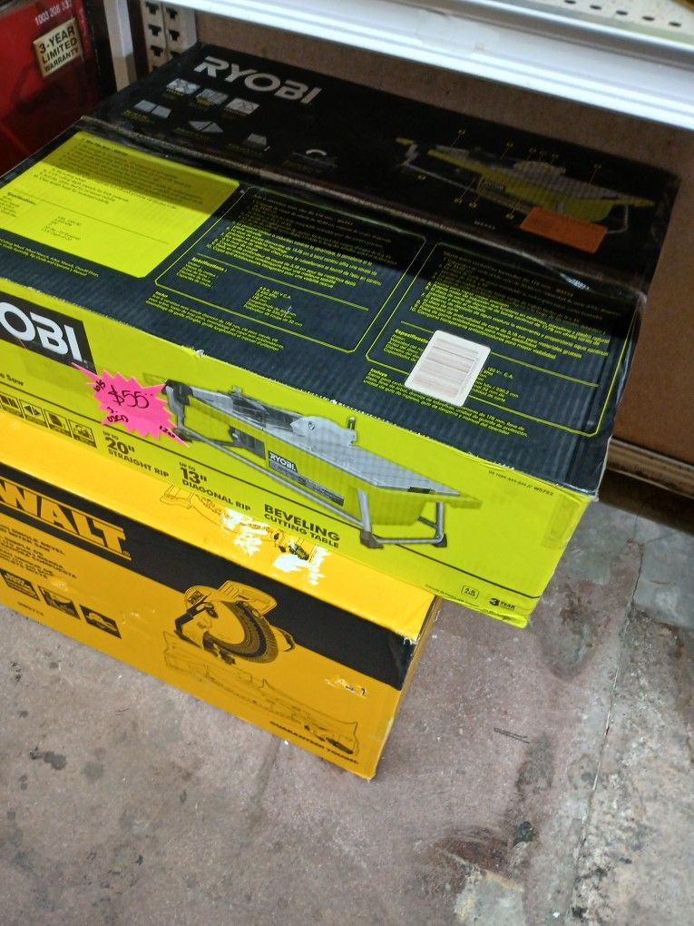 RYOBI
4.8 -Amps 7 in. Blade Corded Tabletop Wet Tile Saw