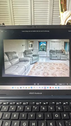 3-piece leather Living room set