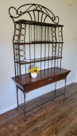 Decorative shelves and drawer