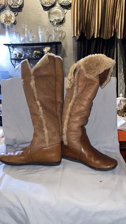 Born leather knee high boots size 8