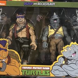 NECA Bebop and Rocksteady Teenage Mutant Ninja Turtles 