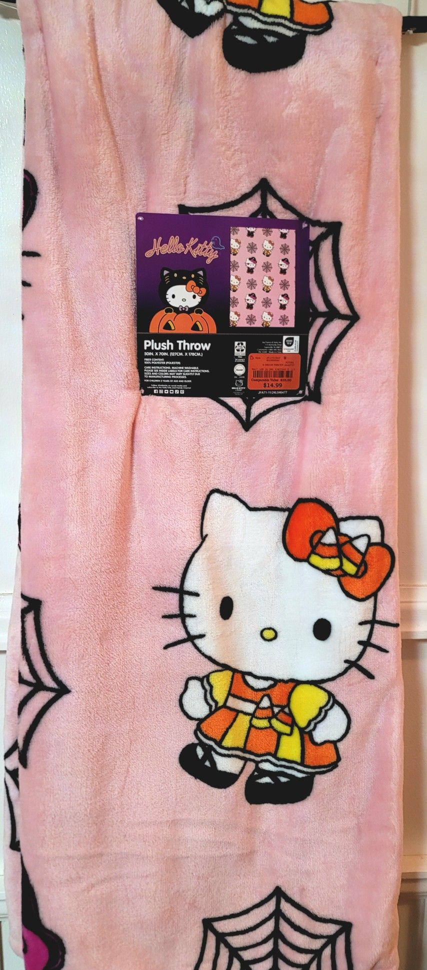 Hello Kitty Halloween Blanket 
