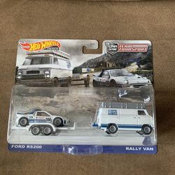 *{Hot Wheels TEAM TRANSPORT RALLY VAN /RS 200}*