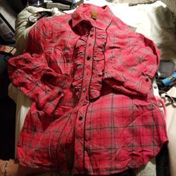 Girls Western Pleasure Show Shirt Xl