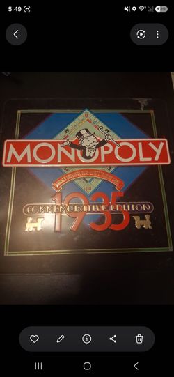 Monopoly 1935 collector edition