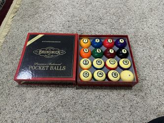Brunswick Centennial Billiard Balls