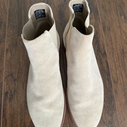 Men’s Tan Suede Leather Chelsea’s Shoes Size 9
