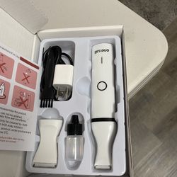 oneisall Dog Clip...Face, Rump (White)