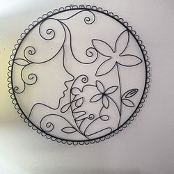 Lady flower Wire Design Decor