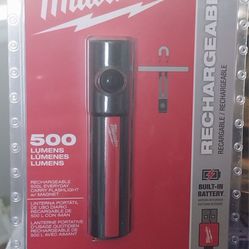 Milwaukee Rechargeable Flashlight 500 Lumens