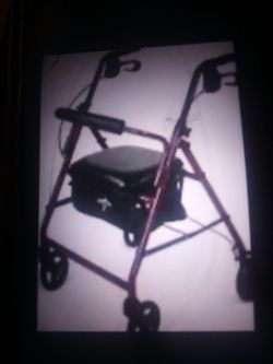 4-Wheel Rollator Walker with Seat