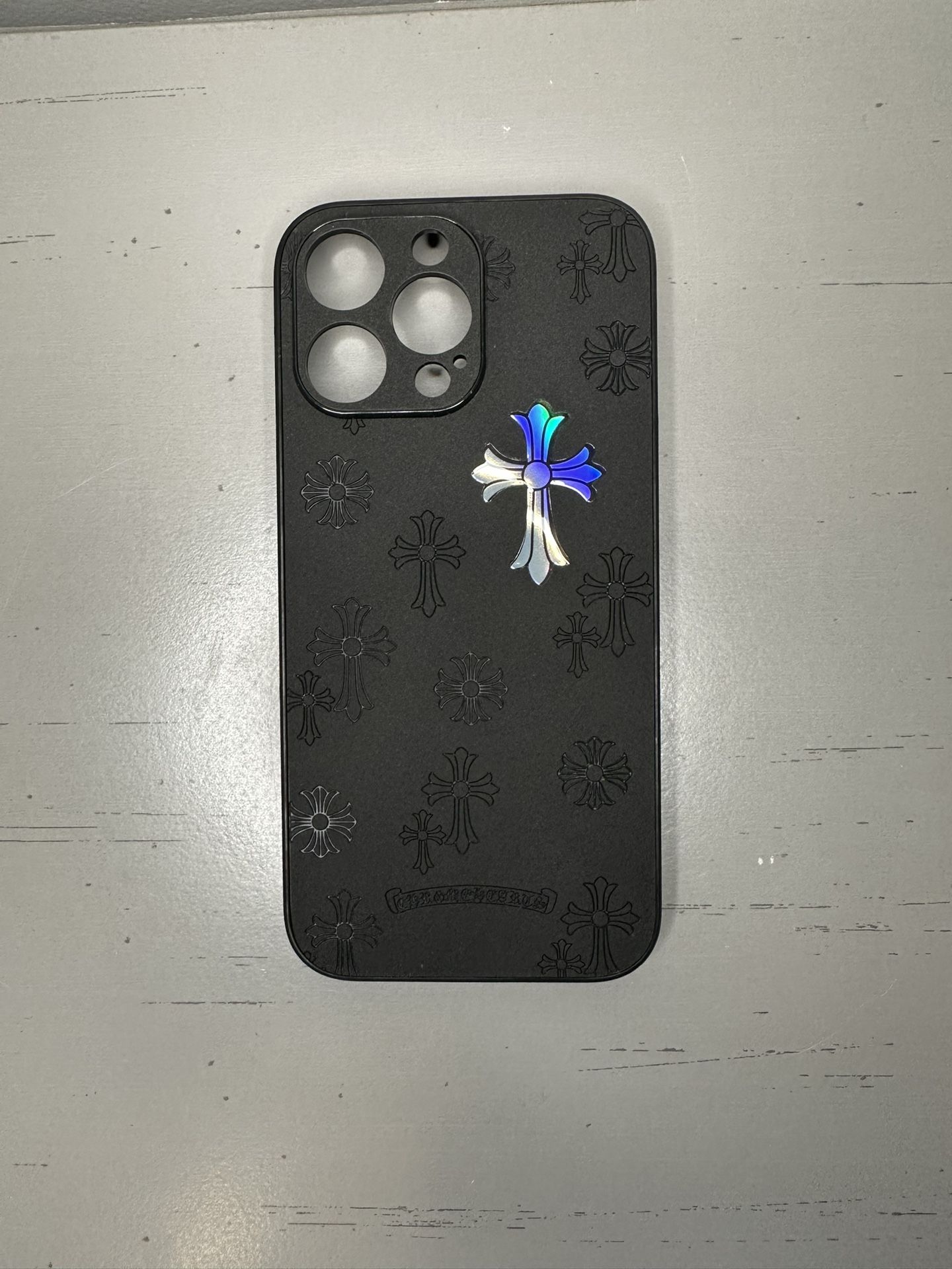 Chrome Cross Shockproof MagSafe iPhone Case 16 Pro Max