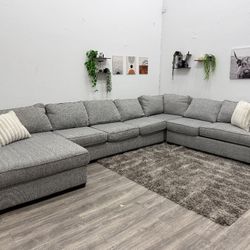 Gray Sectional Couch - Free Delivery