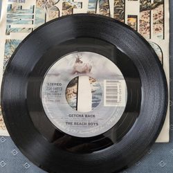 The Beach Boys Getcha Back 45 Vinyl 1981