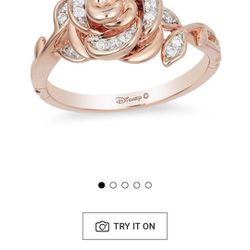 Zales Disney Collection Belle Ring