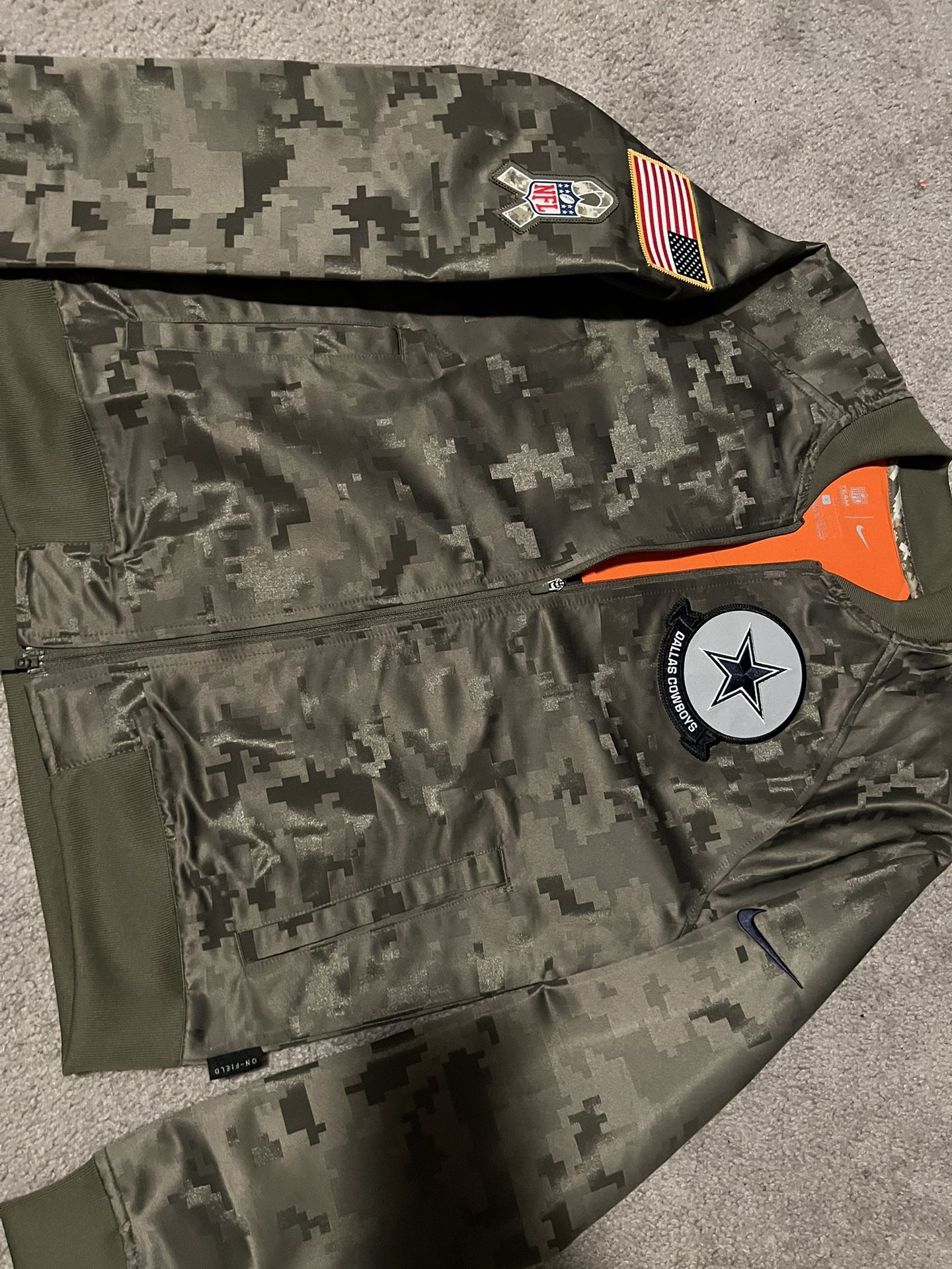 Dallas Cowboys Nike Women's Salute to Service Full-Zip Bomber Jacket -  Olive for Sale in Menifee, CA - OfferUp