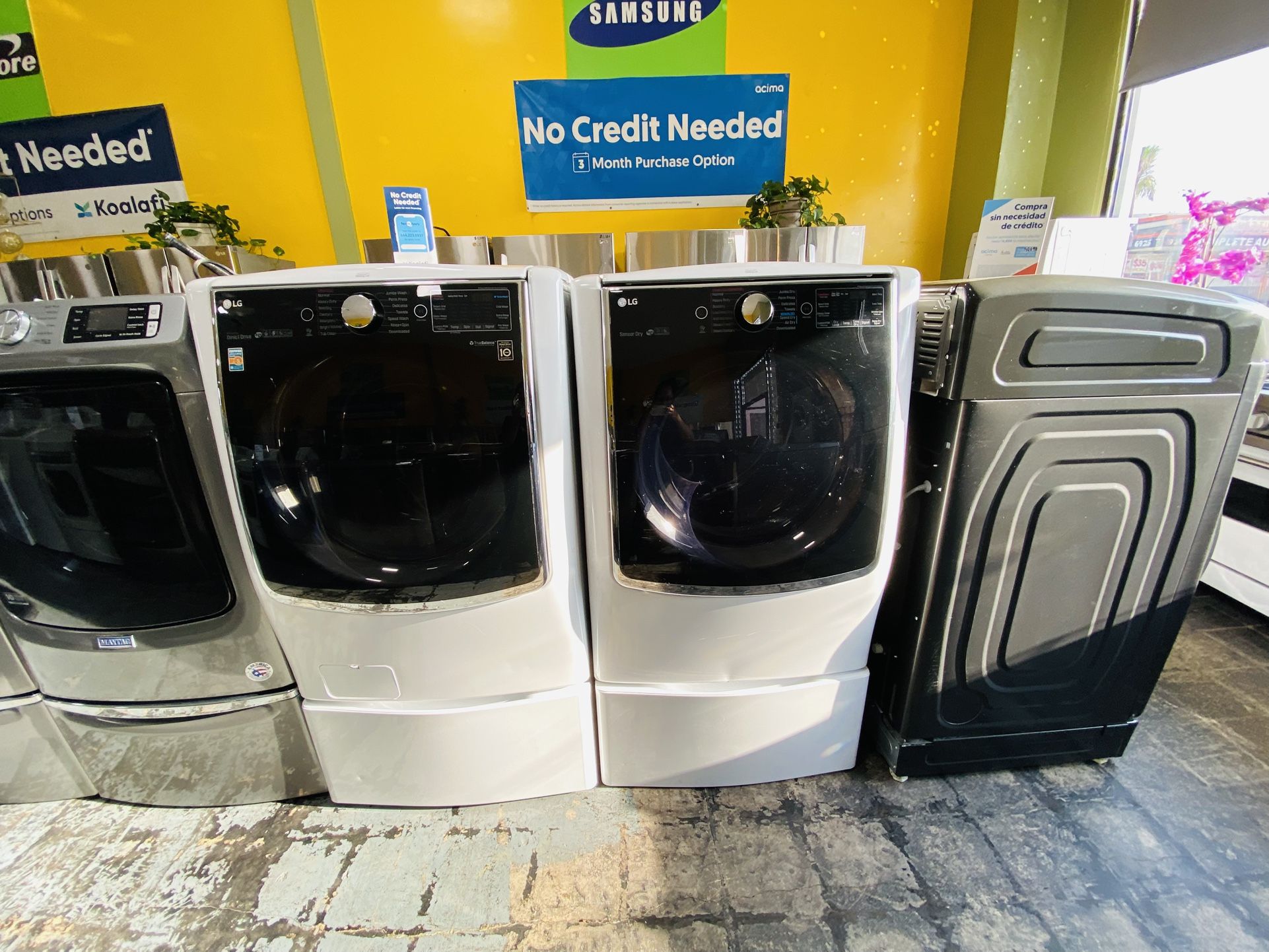 Washer And Dryer Finance Available
